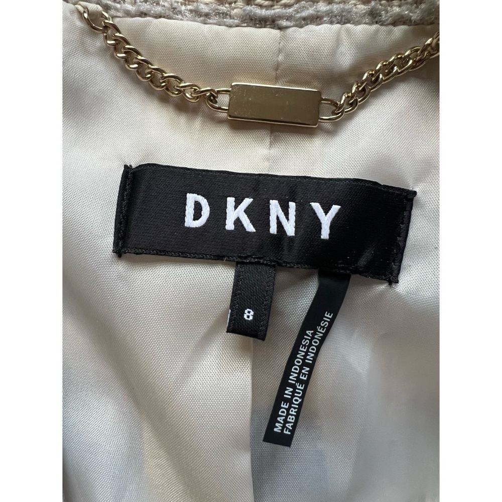 DKNY Tweed Striped Blazer Jacket 8 - Picture 16 of 16